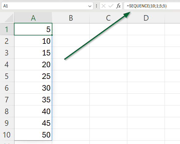sequence-excel-primer