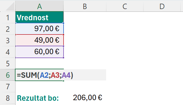 SUM-A2-A3-A4