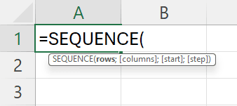 sequence-excel-sintaksa