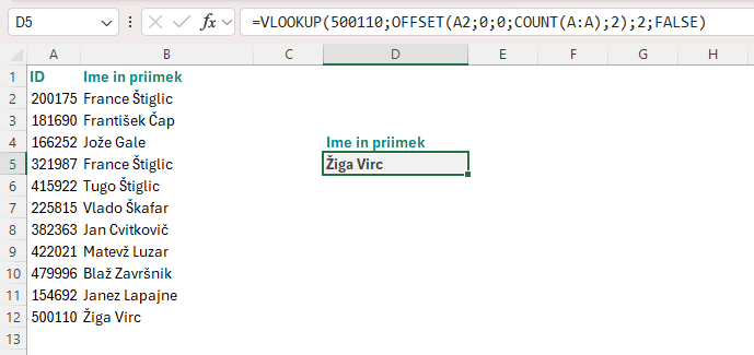 VLOOKUP_offset